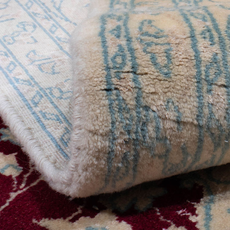 Perzisch tapijt - Nain - 300 x 202 cm - donkerrood