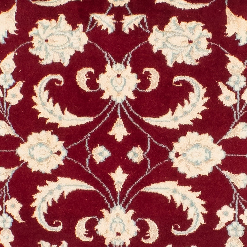 Loper Perzisch tapijt - Nain - 382 x 83 cm - donkerrood