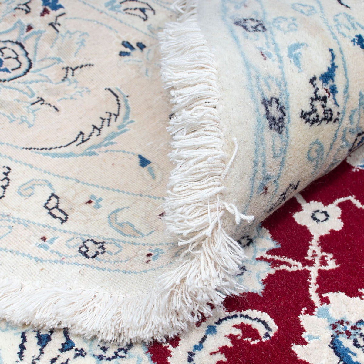 Perzisch tapijt - Nain rond  - 300 x 300 cm - donkerrood