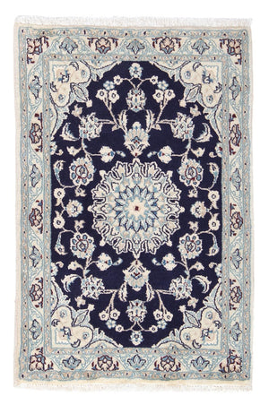 Perzisch tapijt - Nain - 85 x 55 cm - donkerblauw