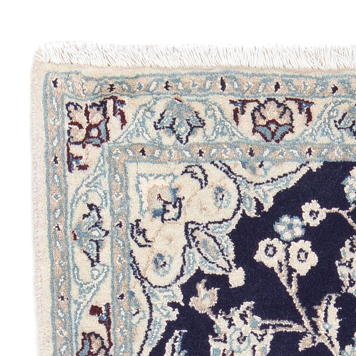 Perzisch tapijt - Nain - 85 x 55 cm - donkerblauw