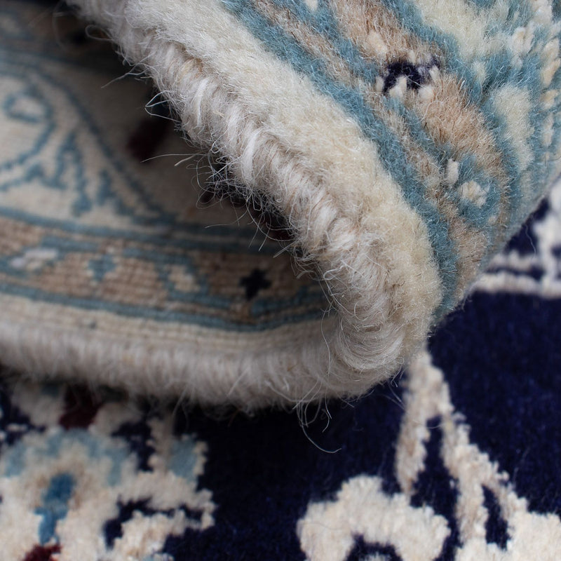 Perzisch tapijt - Nain - 85 x 55 cm - donkerblauw