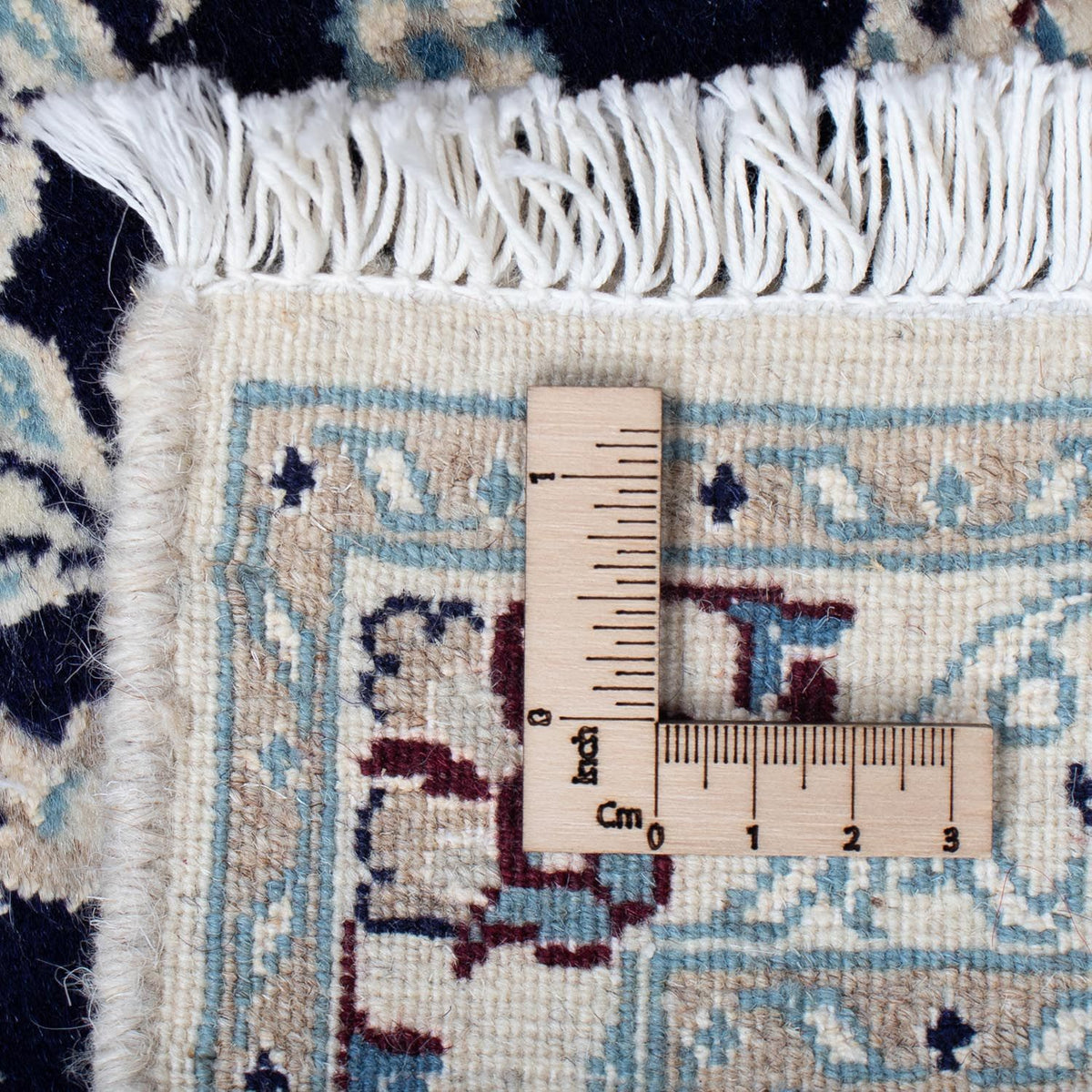 Perzisch tapijt - Nain - 85 x 55 cm - donkerblauw