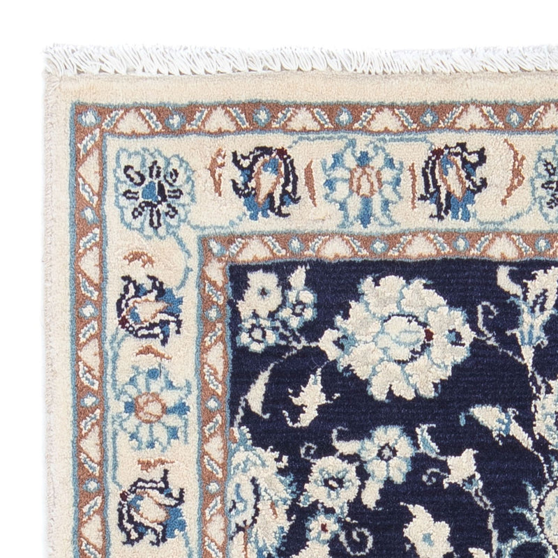 Perzisch tapijt - Nain - 85 x 55 cm - donkerblauw