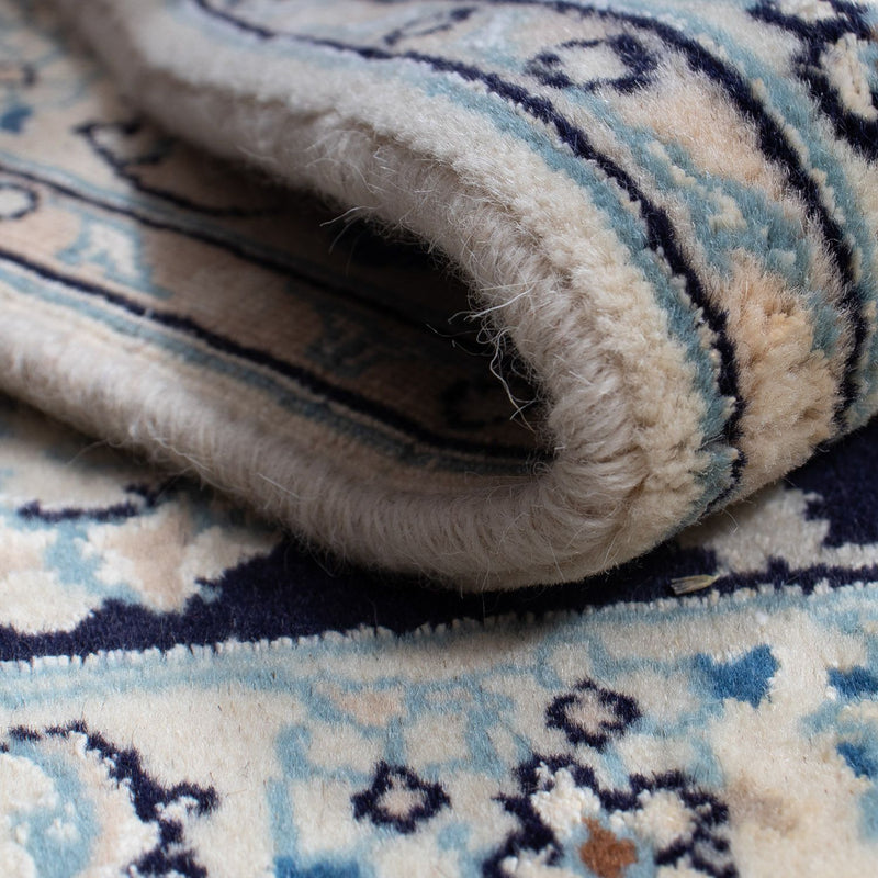 Perzisch tapijt - Nain - 85 x 55 cm - donkerblauw