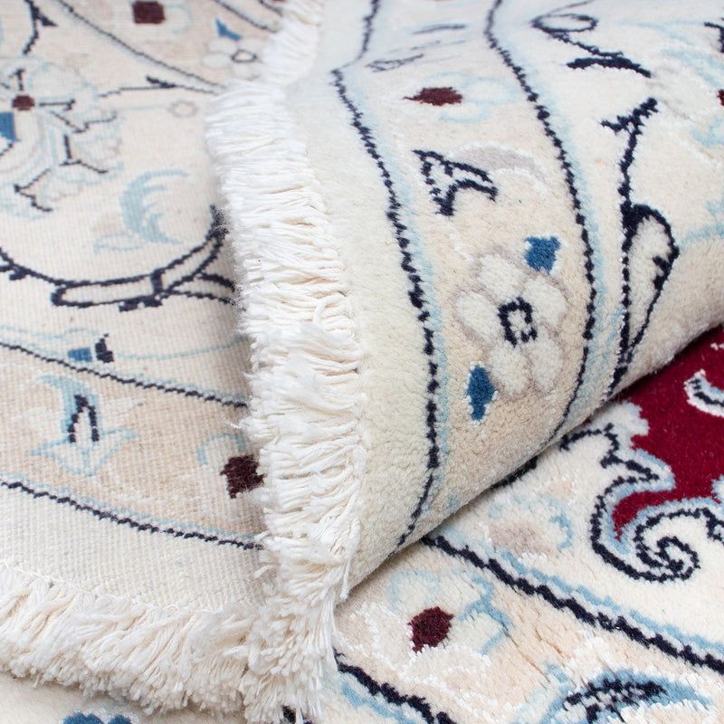 Perzisch tapijt - Nain rond  - 250 x 250 cm - donkerrood