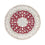 Perzisch tapijt - Nain rond  - 245 x 245 cm - donkerrood
