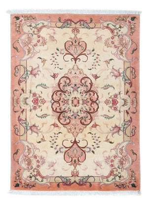 Perzisch tapijt - Tabriz - Royal - 90 x 60 cm - beige