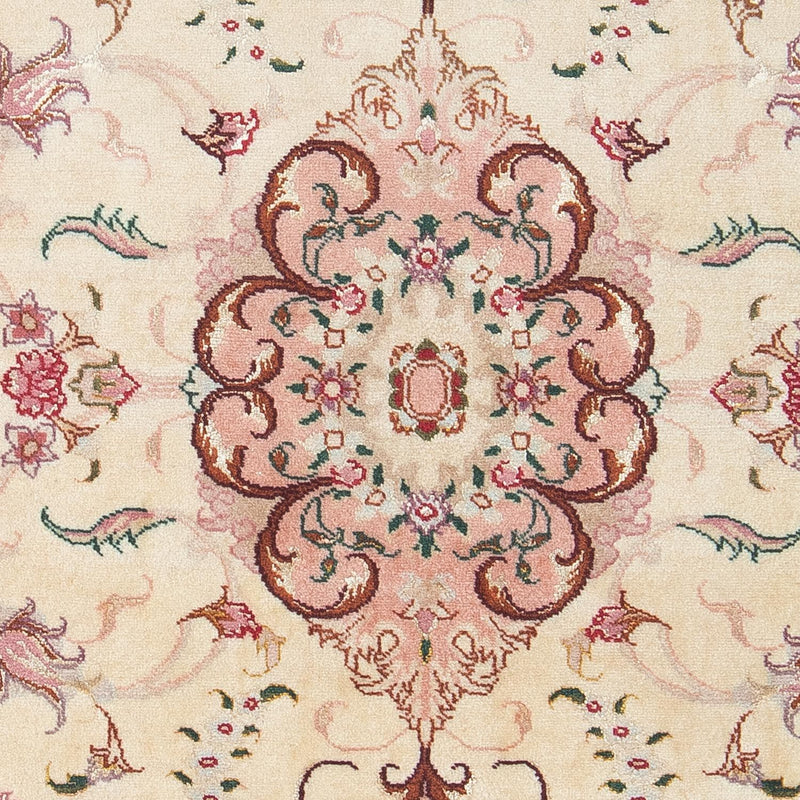 Perzisch tapijt - Tabriz - Royal - 90 x 60 cm - beige