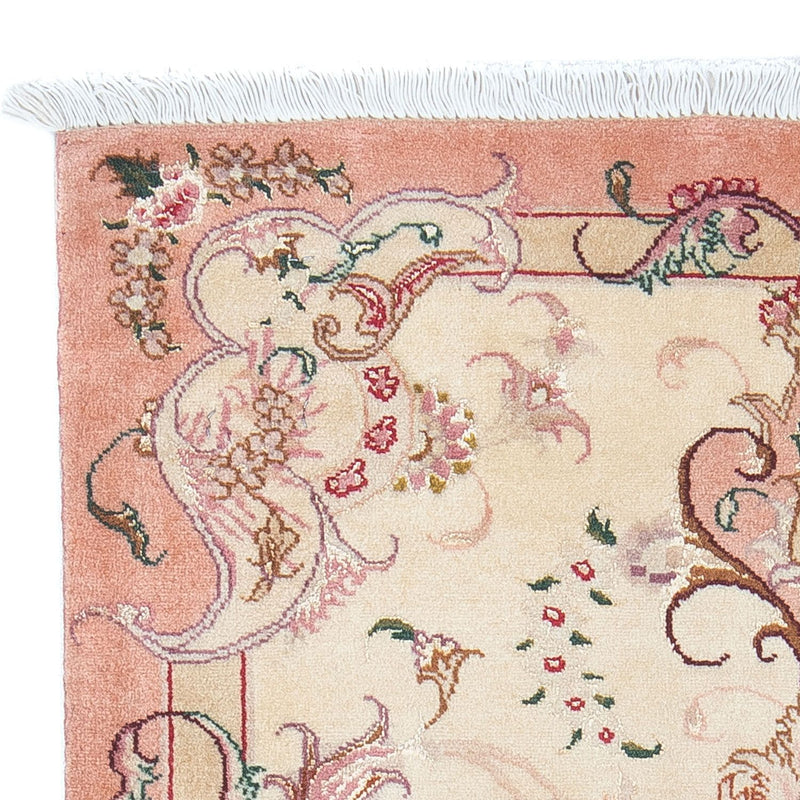 Perzisch tapijt - Tabriz - Royal - 90 x 60 cm - beige