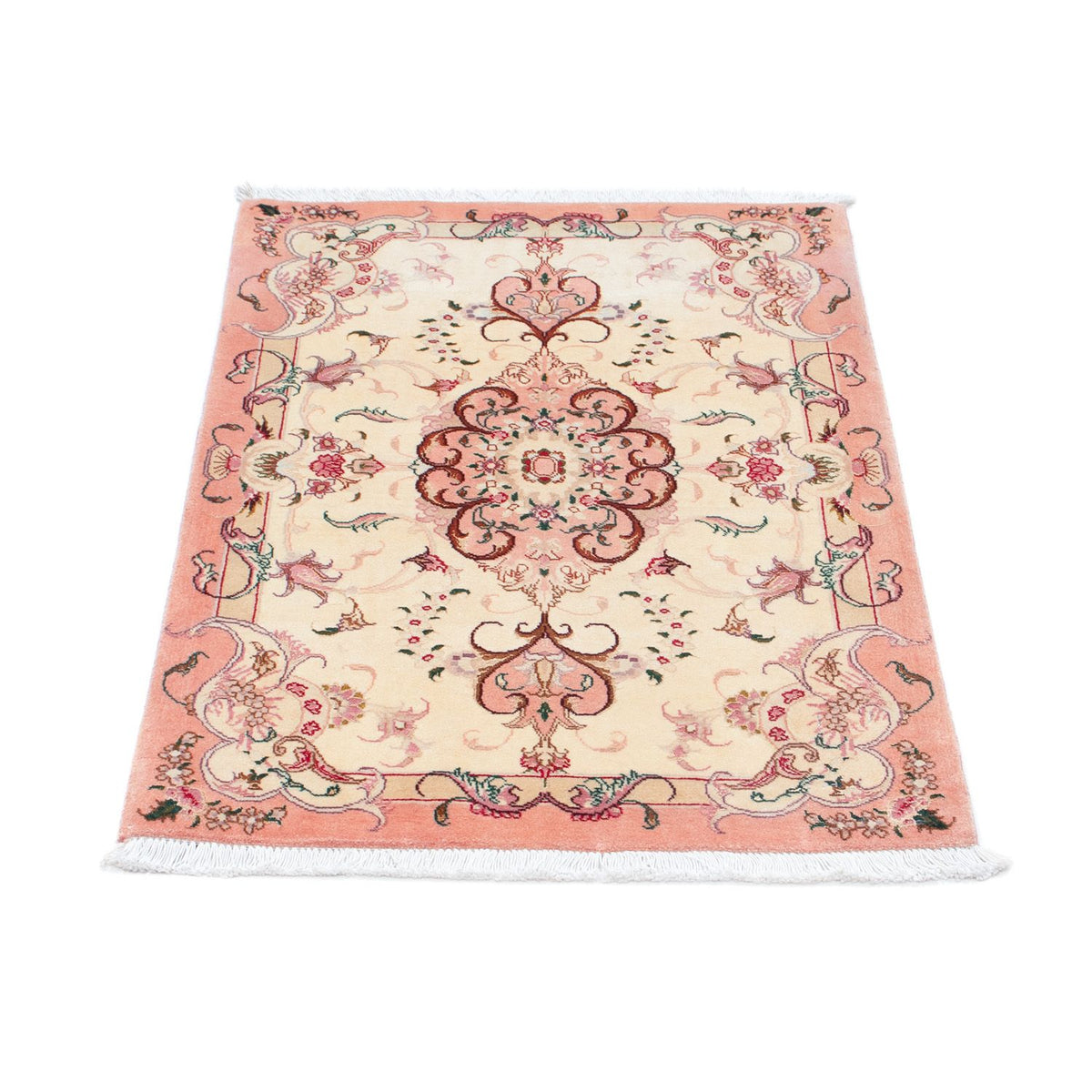Perzisch tapijt - Tabriz - Royal - 90 x 60 cm - beige