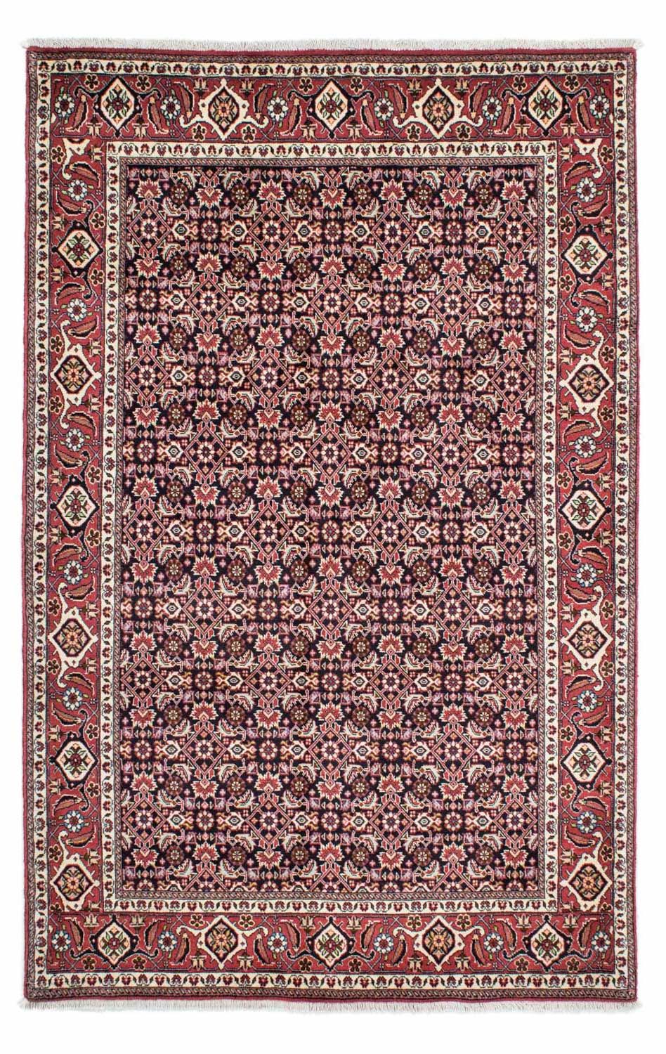 Perzisch tapijt - Bijar - 220 x 136 cm - donkerblauw