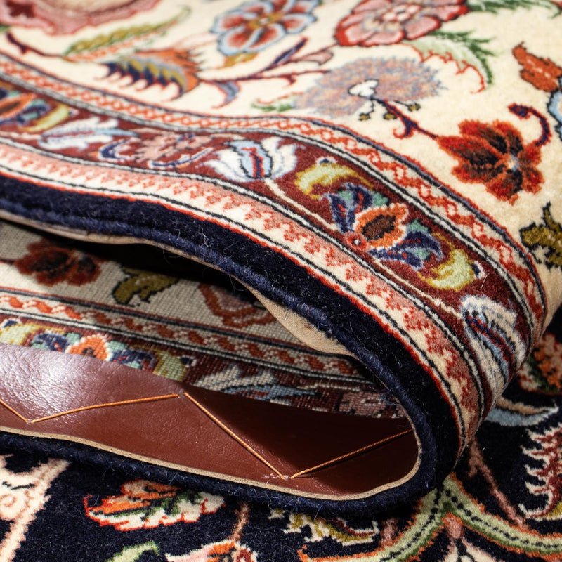 Perzisch tapijt - Ghom - 210 x 132 cm - donkerblauw