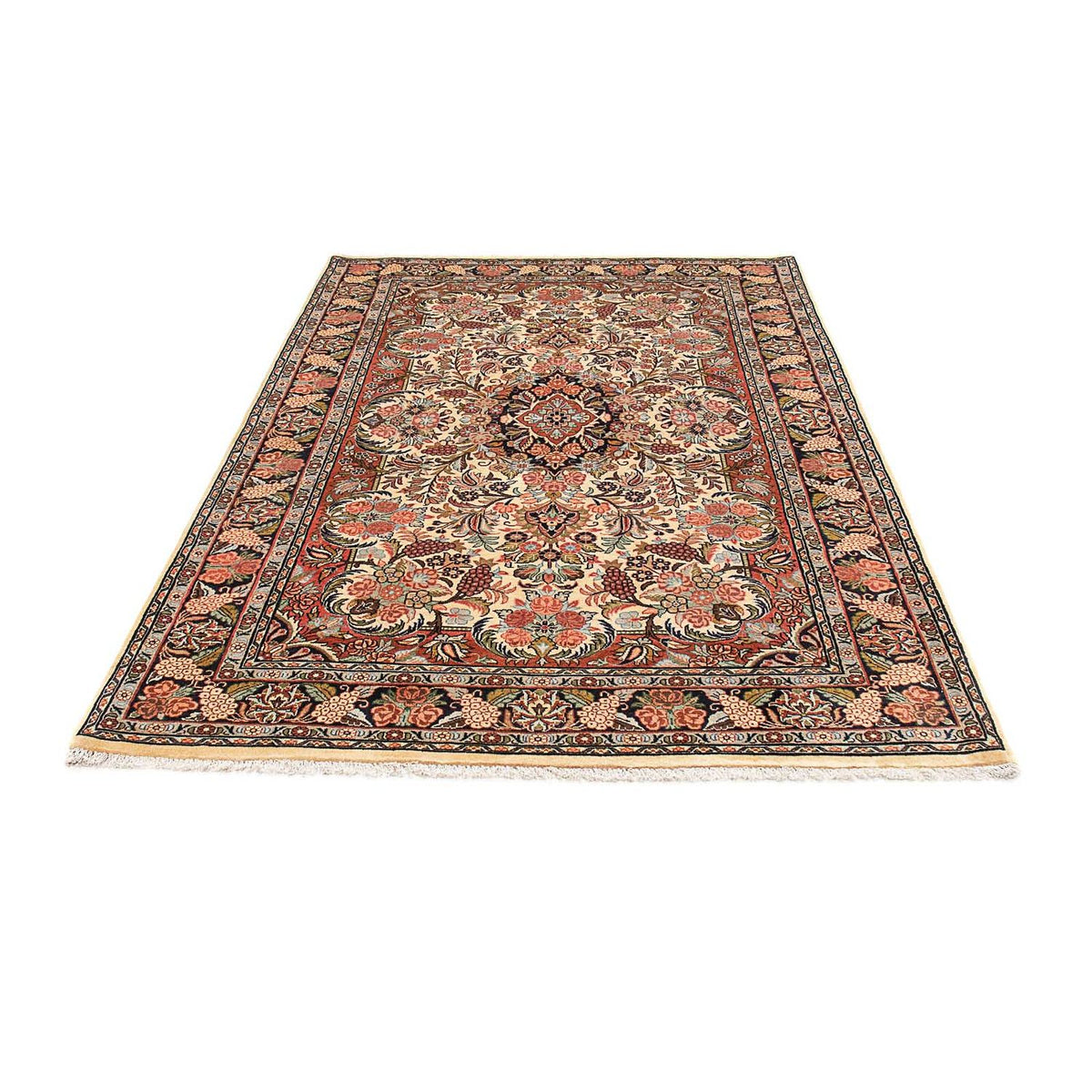 Perzisch tapijt - Bijar - 206 x 137 cm - beige