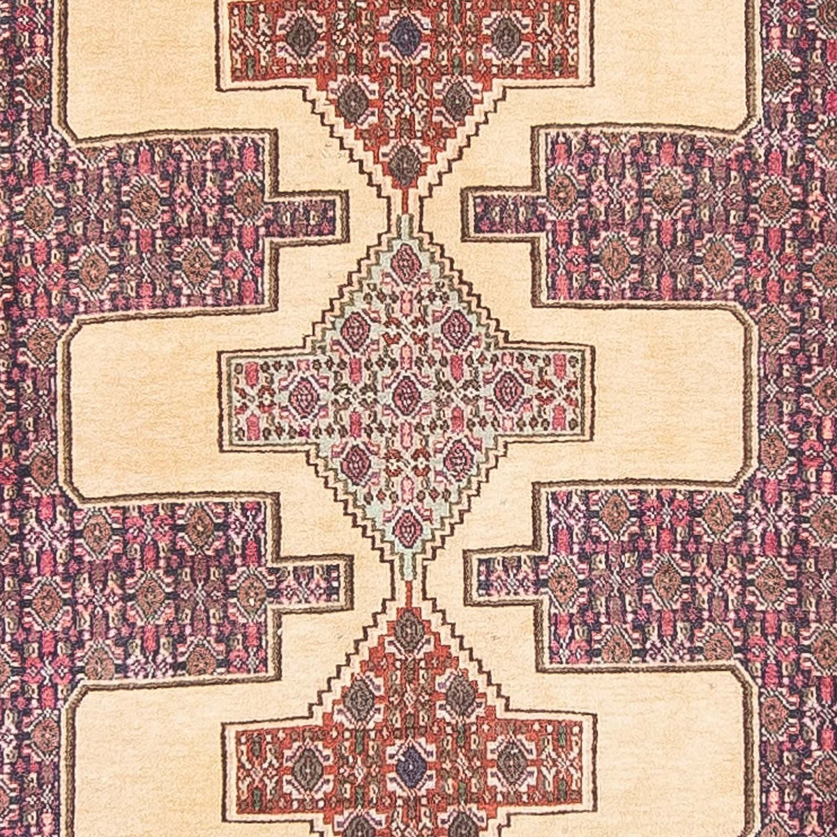 Loper Perzisch tapijt - Klassiek - 381 x 86 cm - veelkleurig