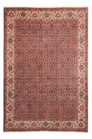 Perzisch tapijt - Bijar - 297 x 202 cm - licht rood