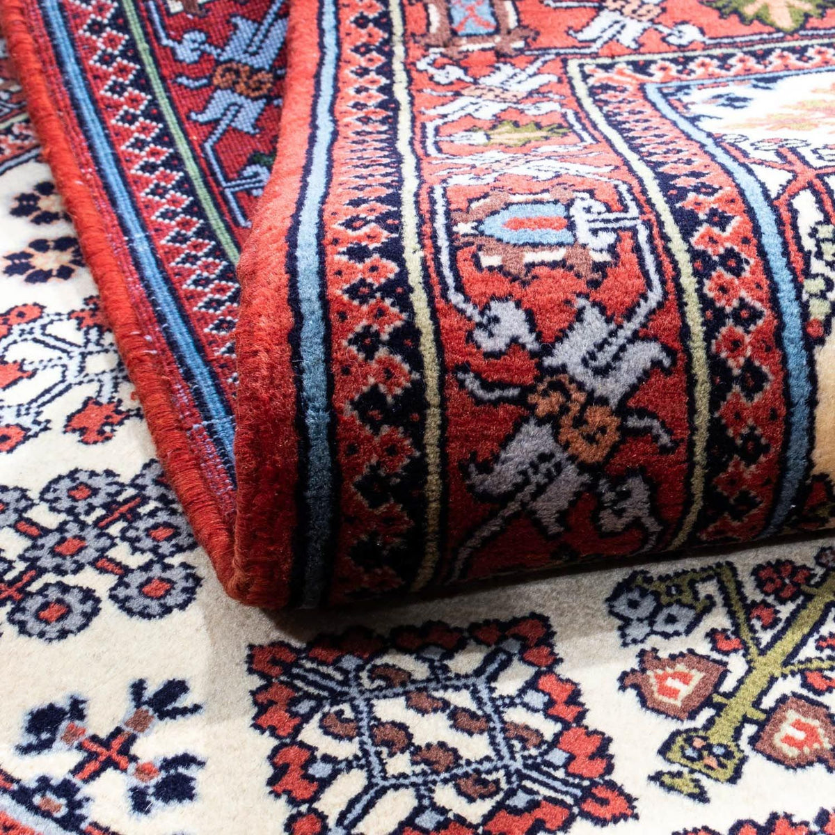 Perzisch Tapijt - Nomadisch - 158 x 112 cm - beige