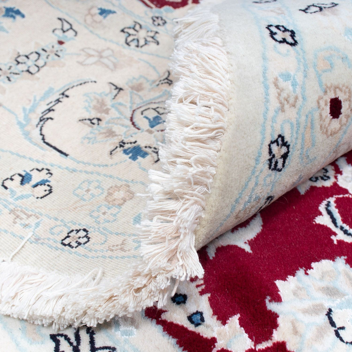 Perzisch tapijt - Nain rond  - 295 x 295 cm - donkerrood