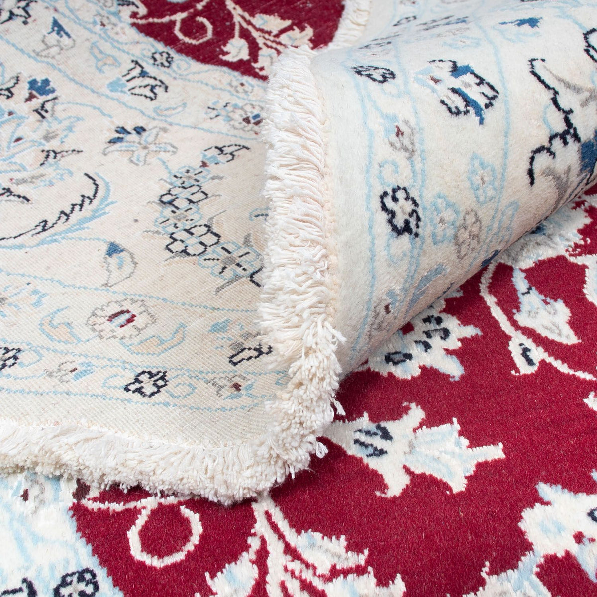 Perzisch tapijt - Nain rond  - 295 x 295 cm - donkerrood