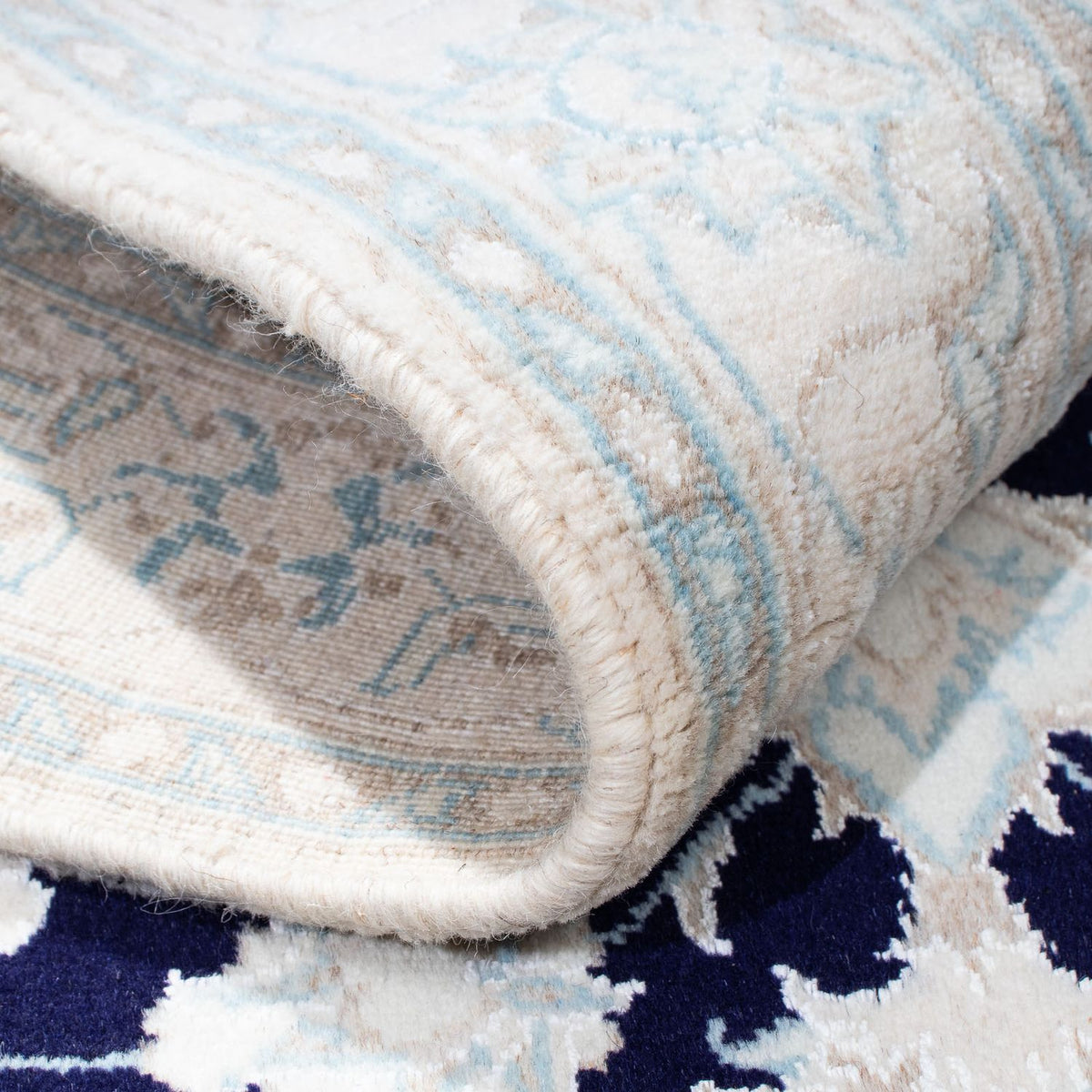 Perzisch tapijt - Nain - Koninklijk - 191 x 124 cm - beige