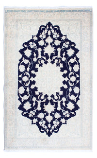 Perzisch tapijt - Nain - Koninklijk - 198 x 123 cm - beige