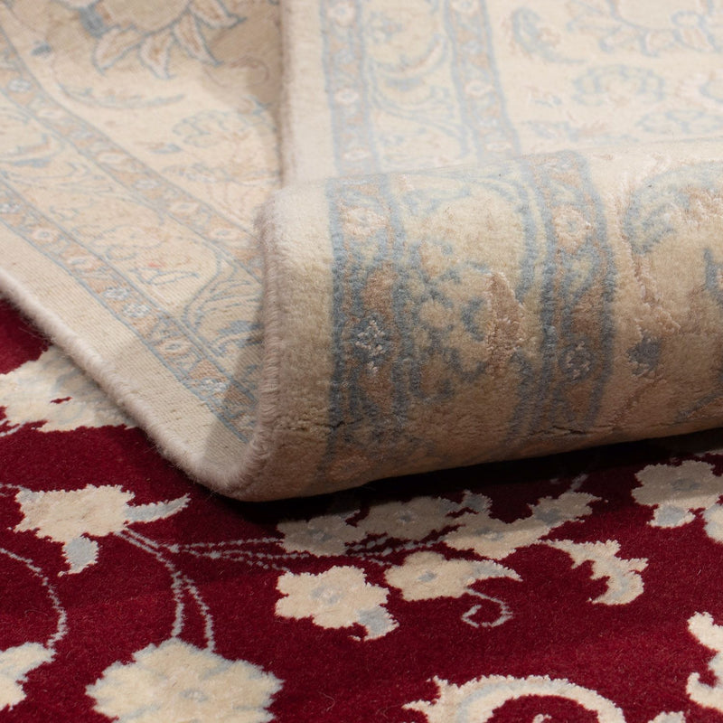 Perzisch tapijt - Nain - 341 x 248 cm - donkerrood