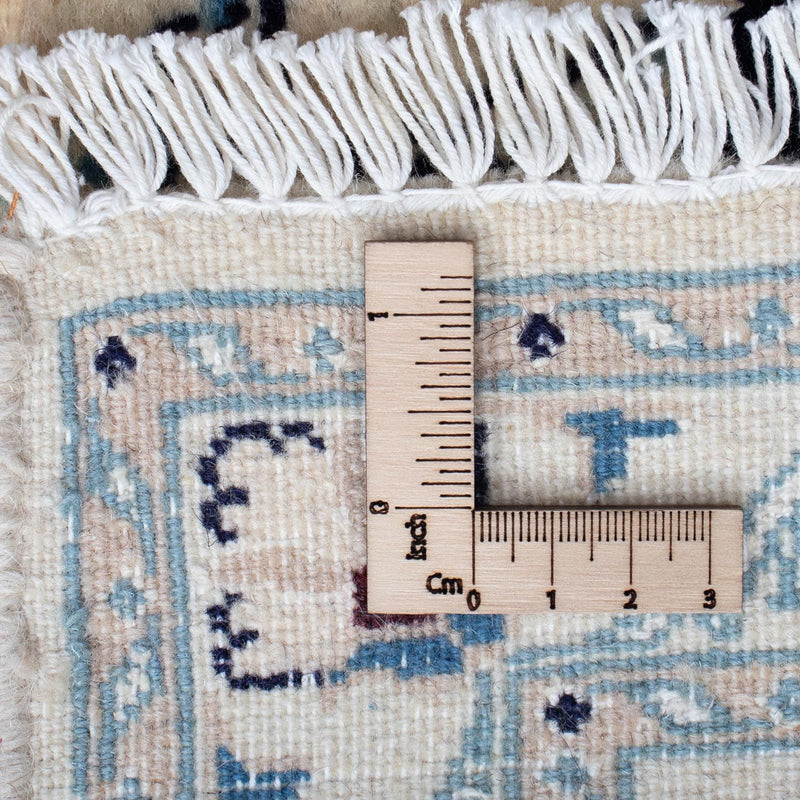 Perzisch tapijt - Nain - Koninklijk - 87 x 60 cm - donkerblauw