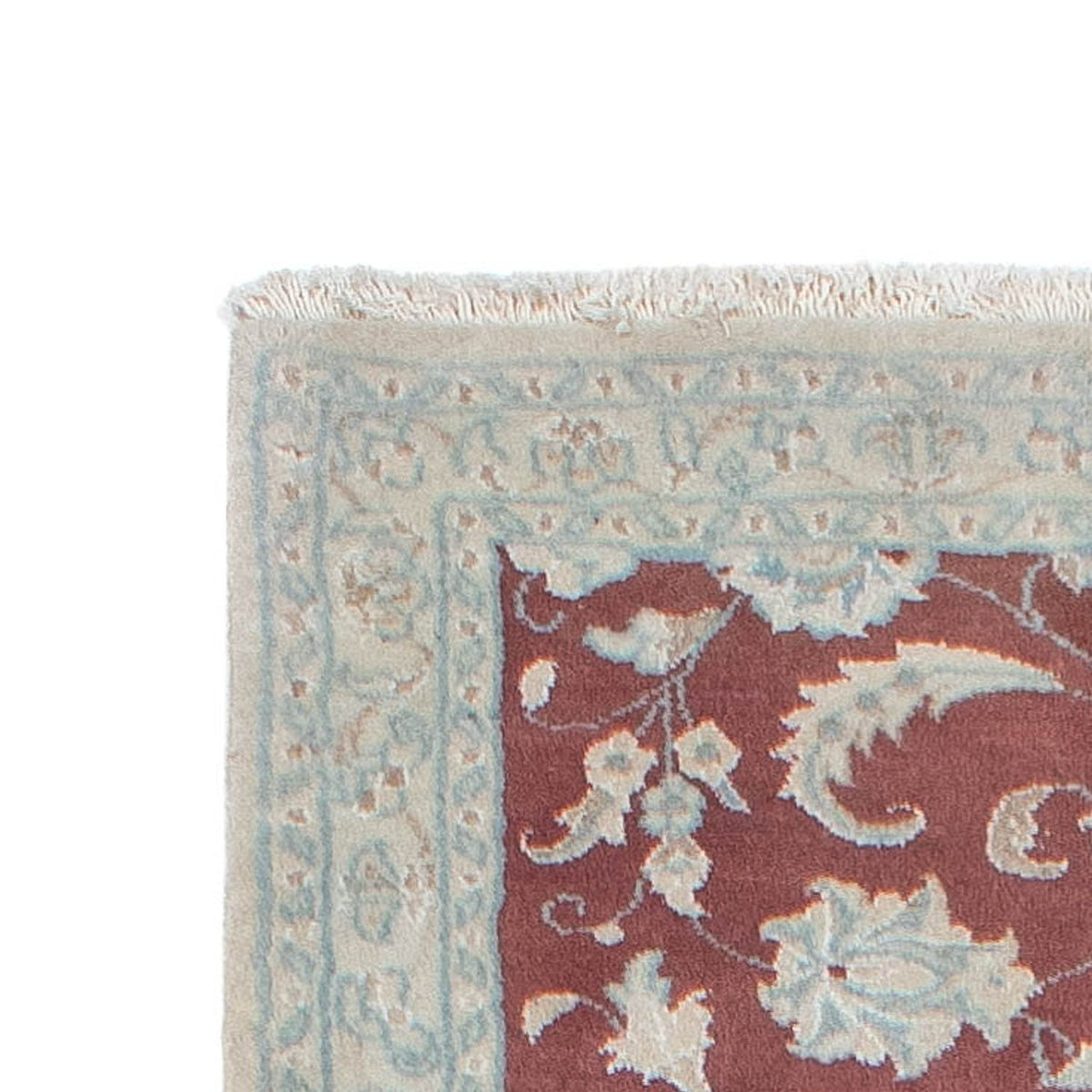 Loper Perzisch tapijt - Nain - 297 x 77 cm - donkerrood