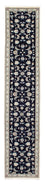 Loper Perzisch tapijt - Nain - 400 x 77 cm - donkerblauw
