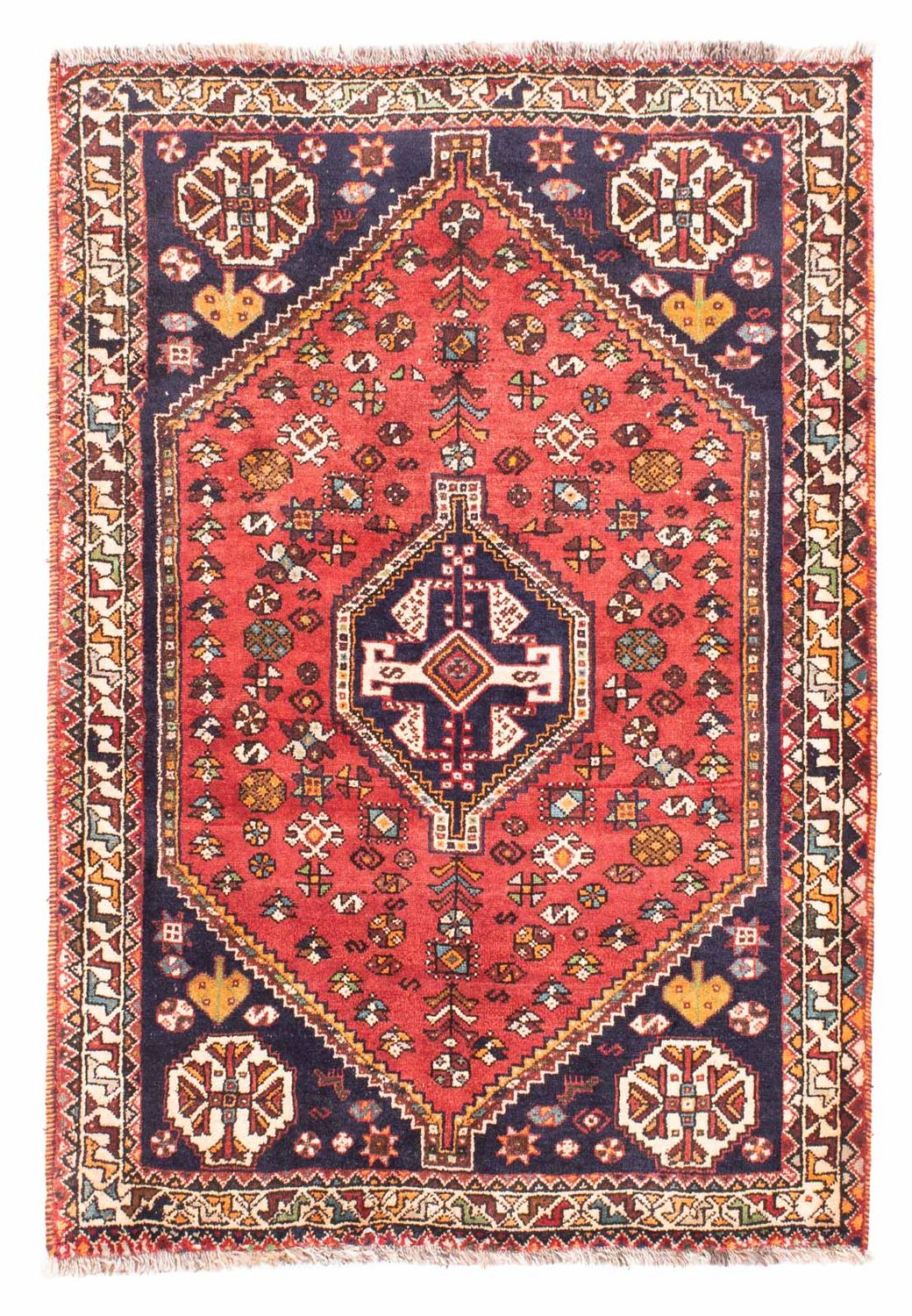 Perzisch Tapijt - Nomadisch - 162 x 112 cm - donkerrood
