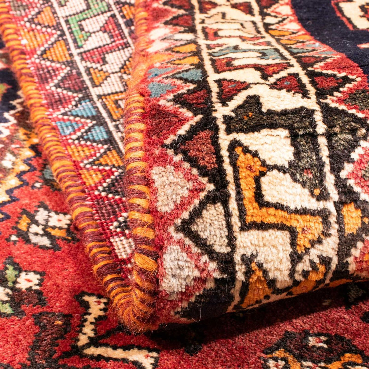 Perzisch Tapijt - Nomadisch - 162 x 112 cm - donkerrood