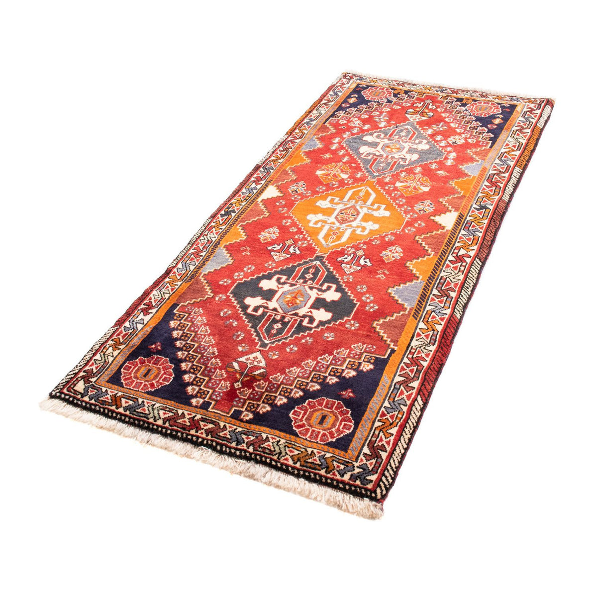 Loper Perzisch Tapijt - Nomadisch - 180 x 80 cm - donkerrood