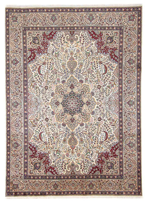 Perzisch tapijt - Tabriz - Royal - 392 x 303 cm - beige