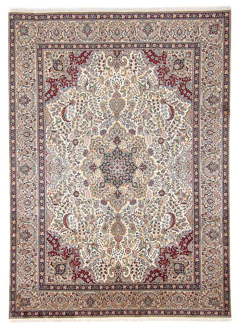 Perzisch tapijt - Tabriz - Royal - 392 x 303 cm - beige