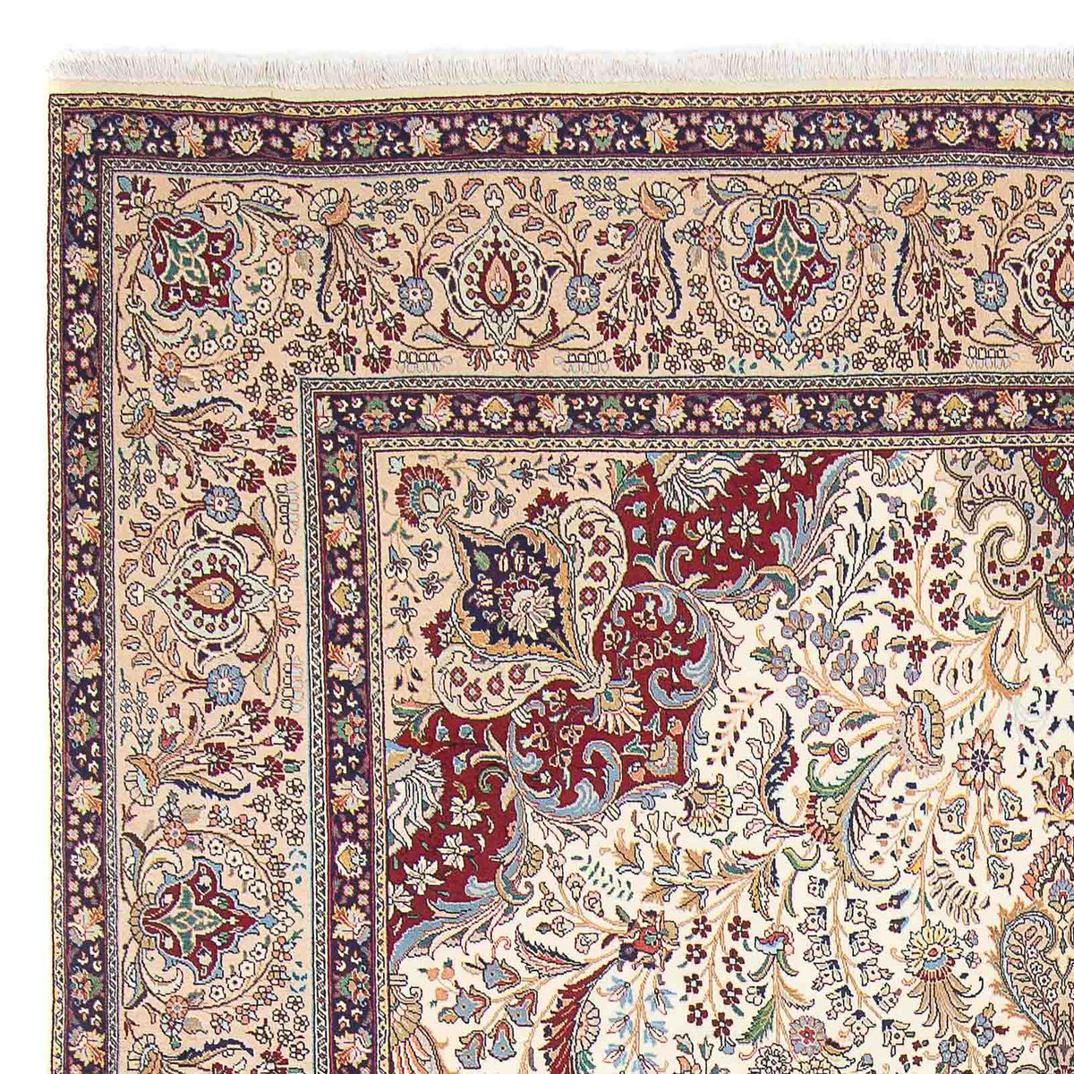 Perzisch tapijt - Tabriz - Royal - 392 x 303 cm - beige