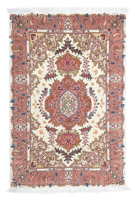 Perzisch tapijt - Tabriz - Royal - 89 x 58 cm - beige