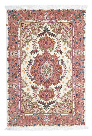 Perzisch tapijt - Tabriz - Royal - 89 x 58 cm - beige
