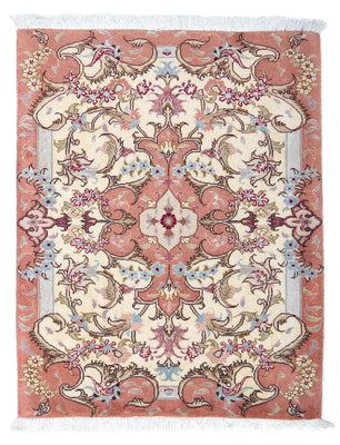 Perzisch tapijt - Tabriz - Royal - 85 x 64 cm - beige