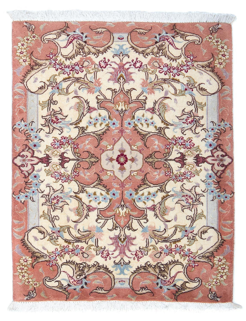 Perzisch tapijt - Tabriz - Royal - 85 x 64 cm - beige