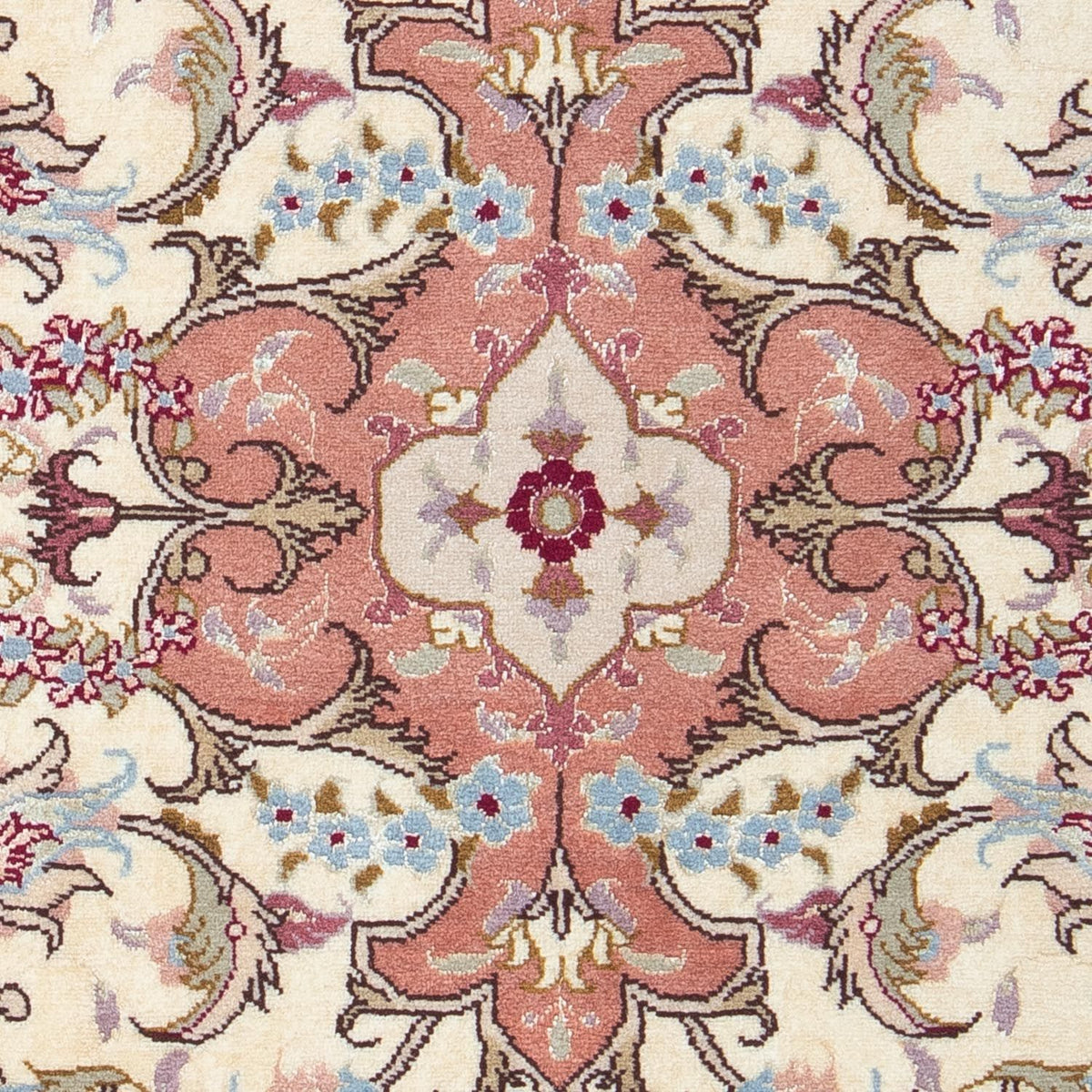 Perzisch tapijt - Tabriz - Royal - 85 x 64 cm - beige