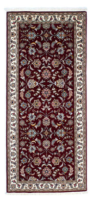 Loper Perzisch tapijt - Tabriz - Royal - 205 x 88 cm - donkerrood