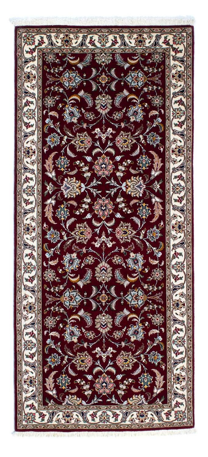Loper Perzisch tapijt - Tabriz - Royal - 205 x 88 cm - donkerrood