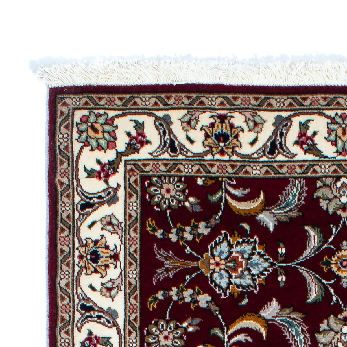Loper Perzisch tapijt - Tabriz - Royal - 205 x 88 cm - donkerrood