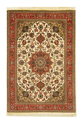 Perzisch tapijt - Tabriz - Royal - 155 x 103 cm - beige