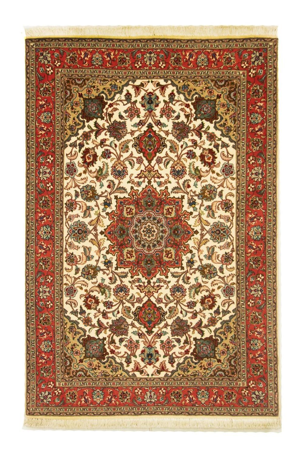 Perzisch tapijt - Tabriz - Royal - 155 x 103 cm - beige