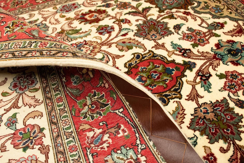 Perzisch tapijt - Tabriz - Royal - 155 x 103 cm - beige