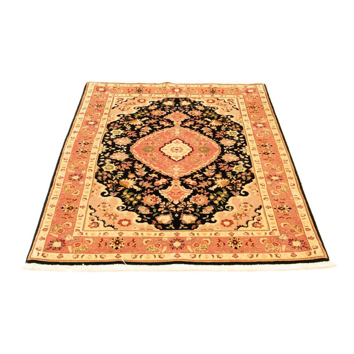 Perzisch tapijt - Tabriz - Royal - 160 x 100 cm - zwart