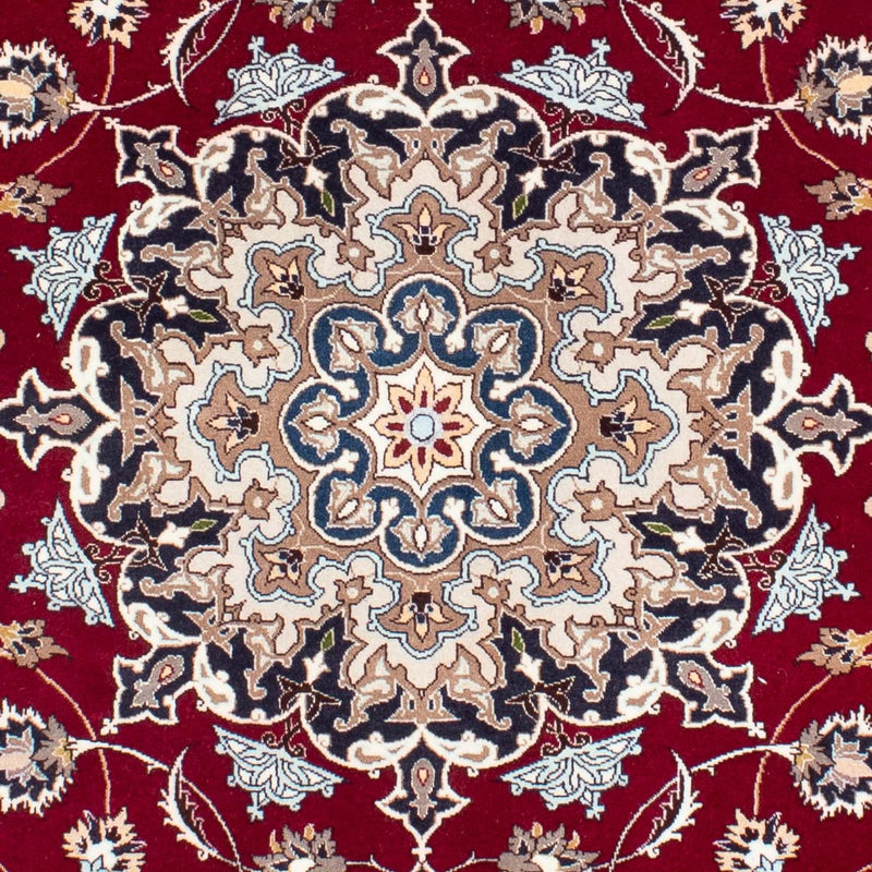 Perzisch tapijt - Tabriz - Royal - 195 x 153 cm - donkerrood