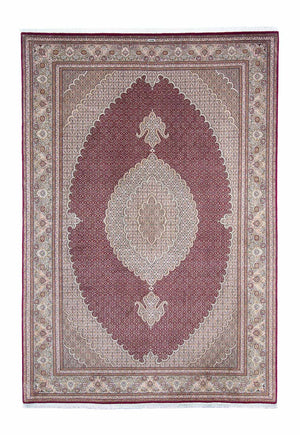 Perzisch tapijt - Tabriz - 303 x 204 cm - donkerrood