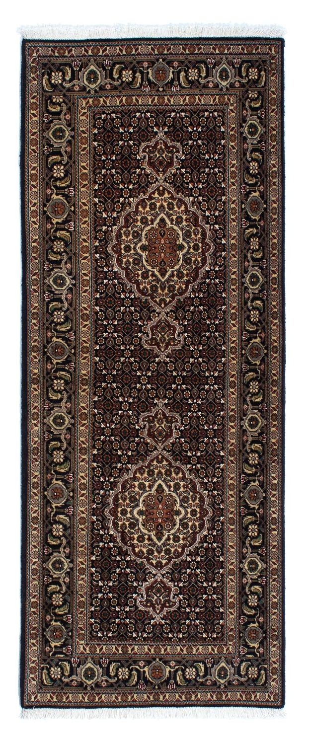 Loper Perzisch tapijt - Tabriz - 201 x 77 cm - donkerblauw